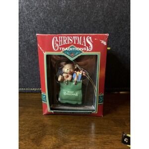 Lustre Fame Christmas Traditions‎ Merry Christmas Toys in Shopping Bag Ornament